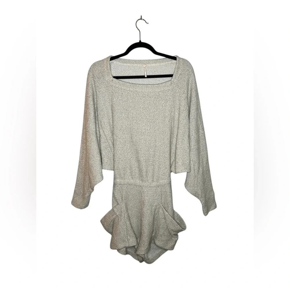 Free People Open Back Sweater‎ Short Romper